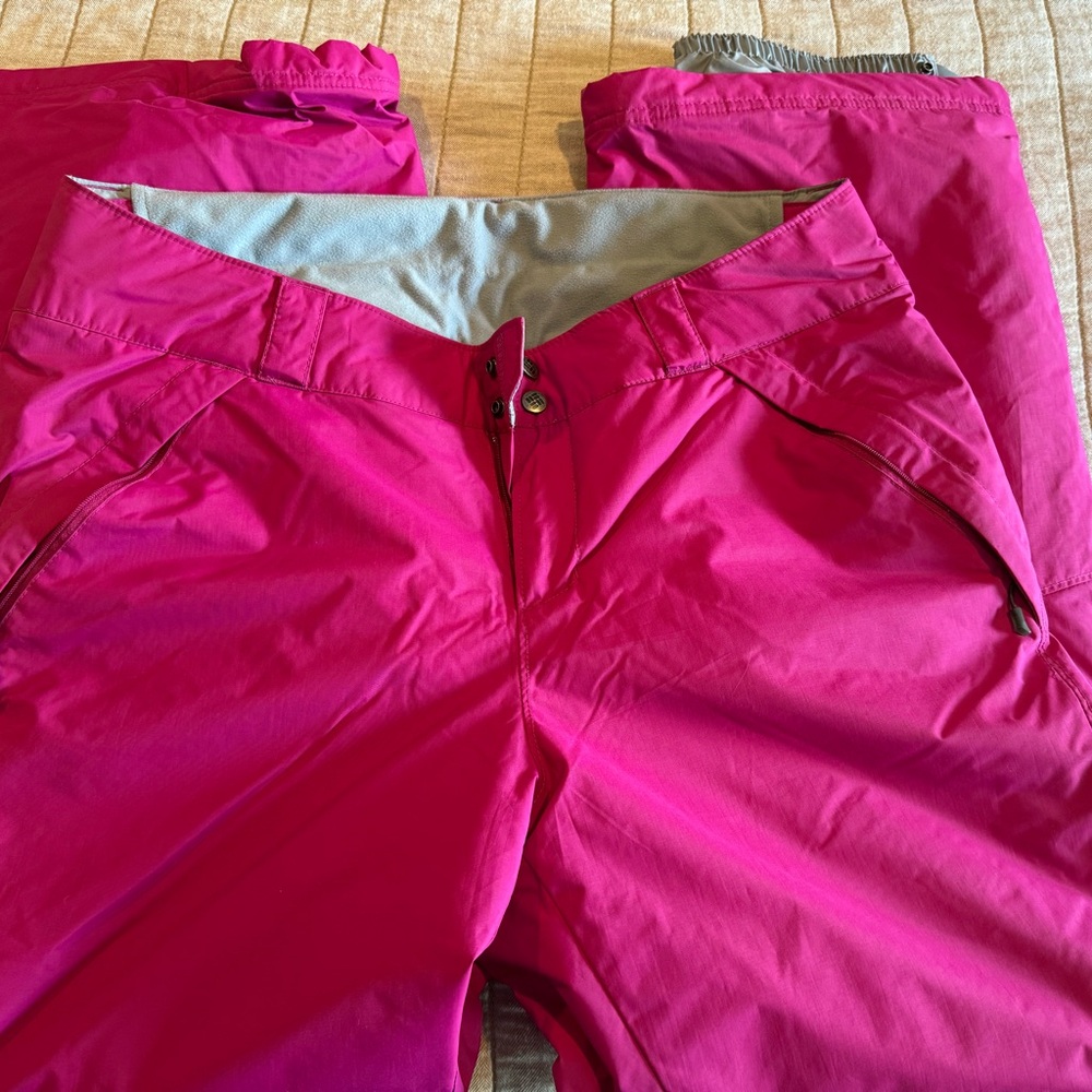 Columbia Women's Pink Snow Pants
